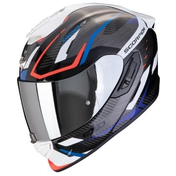 Scorpion EXO-1400 Evo II Air Accord Noir Bleu Blanc Casque Intégral