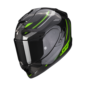 Scorpion Exo-1400 Evo Carbon Air Kydra Black-Green Full Face Helmet