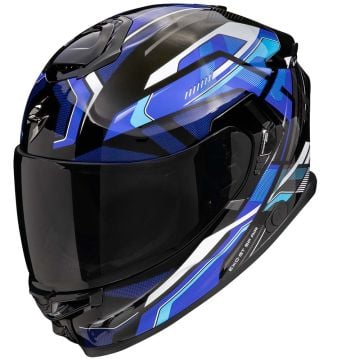 Scorpion EXO-GT SP AIR Augusta Noir Gris Bleu Casque Intégral
