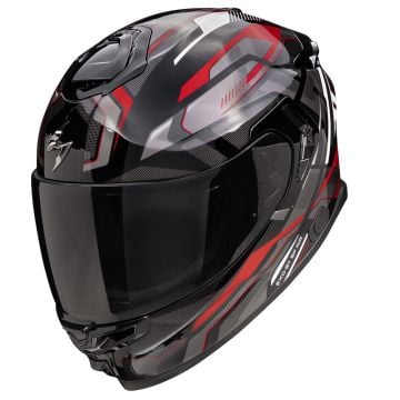 Scorpion EXO-GT SP AIR Augusta Noir Gris Rouge Casque Intégral