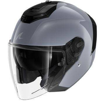 Shark RS JET Blank Gun Silver S05 Jet Helmet
