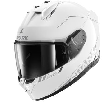 Shark SKWAL i3 Blank SP White Silver Anthracite WSA Full Face Helmet