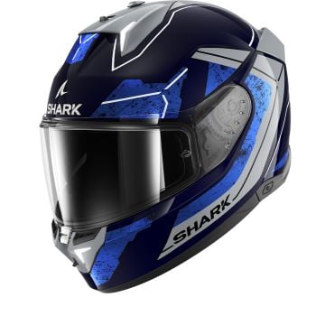 Shark SKWAL i3 Rhad Blau Chrom Silber BUS Integralhelm