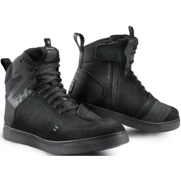 SHIMA Rebel Vented 2.0 Black Perforated Motorcycle Shoes