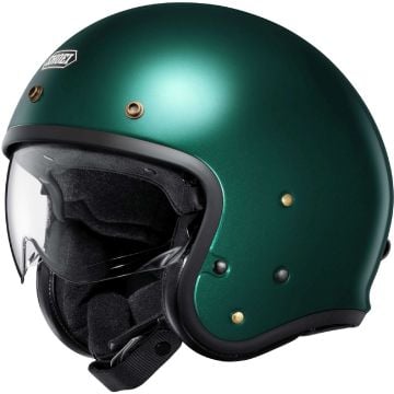 Shoei J.O2 British Green Jet Helmet