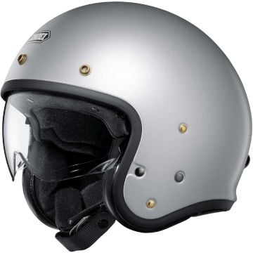 Shoei J.O2 Matt Light Silver Jet Helmet
