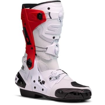 Sidi Rex Air White Red Boots