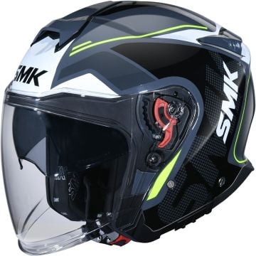 SMK GTJ Tourer Negro Gris Casco Jet