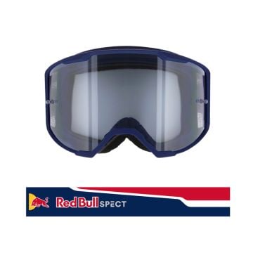 Spect Red Bull Strive Mx Goggles Single Lens Blue Red Clear