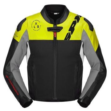 Spidi DP Progressive Hybrid Schwarz Fluorescente Gelb Jacke