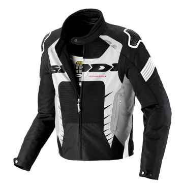 Spidi Warrior Net 2 Schwarz Weiß CE Jacke