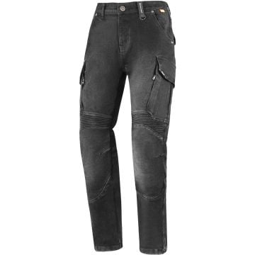 SECA Square II Black Motorcycle Jeans