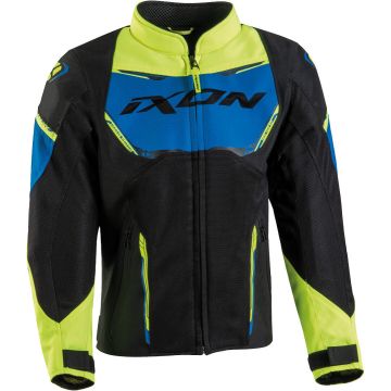 Ixon Striker Air Kid Negro Azul Amarillo Niños Chaqueta de Moto