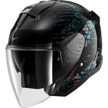 Shark Skwal Jet Reptaia Helmet