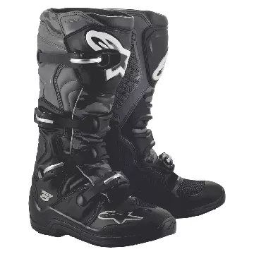 Alpinestars Tech 5 Boots Black Cool Gray Yellow Fluo