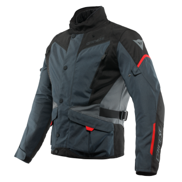 Dainese Tempest 3 D-Dry Ebony Schwarz Lava Rot Jacke