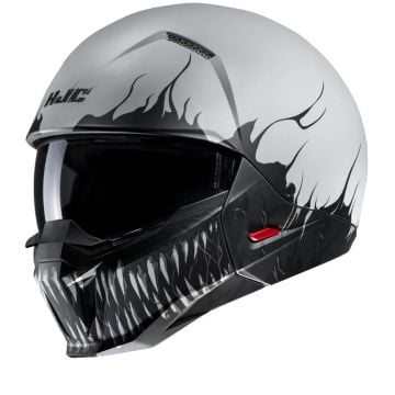 Hjc I20 Scraw White Black Mc10Sf Open Face Helmets