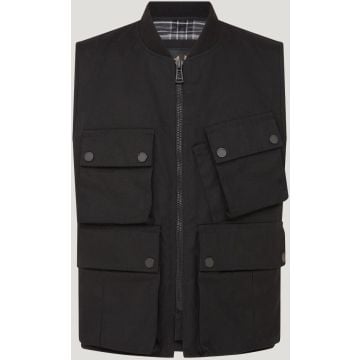 Belstaff Windermere Black Motorcycle Vest