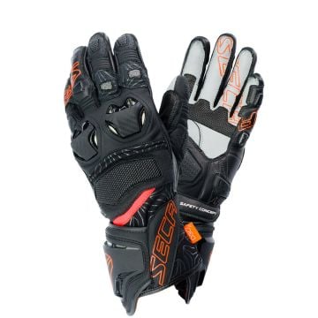 SECA Ukemi Pro Guantes Negro Rojo