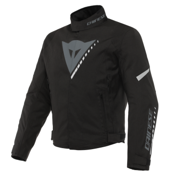 Dainese Veloce D-Dry Schwarz Charcoal Grau Weiß Jacke