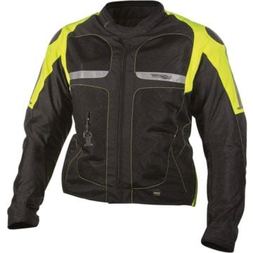 Helite Vented 2.0 Hi-Vis Airbag Motorcycle Textile Jacket