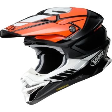 Shoei VFX-WR 06 Jammer TC-8 Schwarz Weiß Orange Motocross Helm