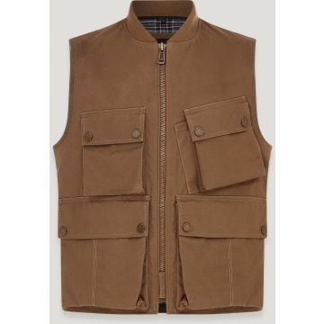 Belstaff Windermere Sand Motorcycle Vest