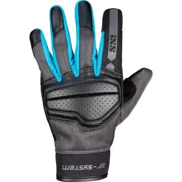 IXS Evo-Air Ladies Black Blue Motorcycle Gloves