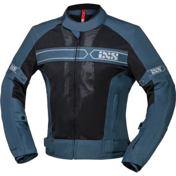 IXS Evo-Air Blue Black Textile Motorcycle Jacket