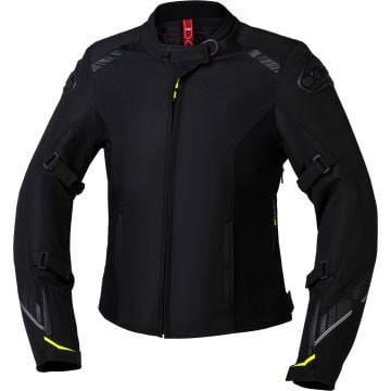 IXS Carbon-ST Waterproof Ladies Black Textile Motorcycle Jacket