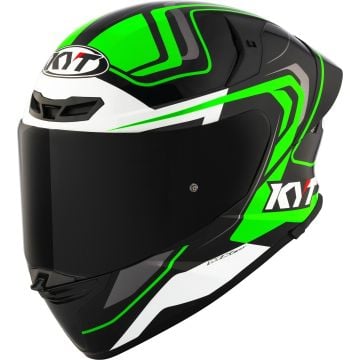 KYT TT-Revo Overtech Schwarz Grün Integralhelm