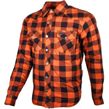 gms Jaguar Black Orange Motorcycle Riding Shirt
