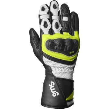 gms GR-1 SF Black White Yellow Perforated Gloves