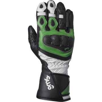 gms GR-1 SF Black White Green Perforated Gloves