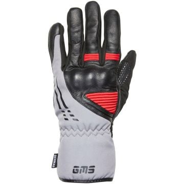 gms Stockholm WP Black Grey Red Waterproof Gloves