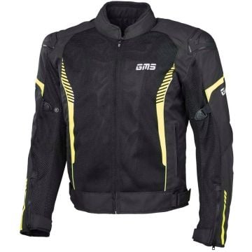 gms Samu Mesh Black Yellow Textile Jacket