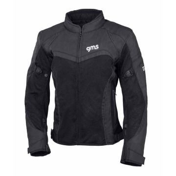 gms Tara Mesh Ladies Black Textile Jacket