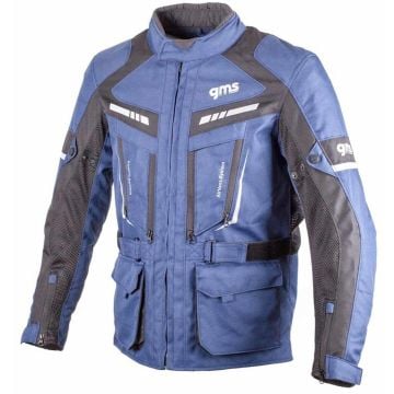 gms Track Light Blue Black Textile Jacket