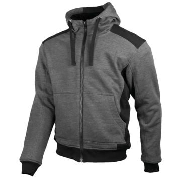 gms Grizzly Anthracite Black Motorcycle Hoodie
