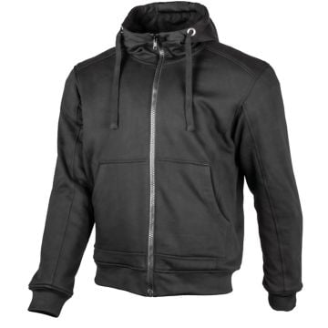 gms Grizzly Black Waterproof Motorcycle Hoodie