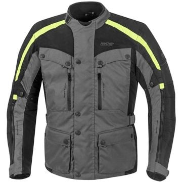 gms Temper Grey Black Yellow Textile Jacket