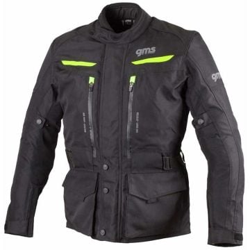 gms Gear Black Neon Textile Jacket
