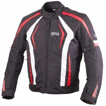 gms Pace Black Red White Textile Jacket