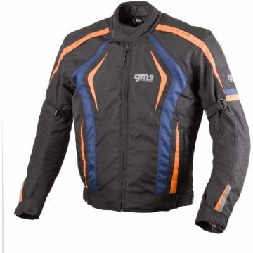 gms Pace Black Blue Orange Textile Jacket