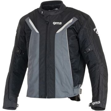 gms Ventura Black Grey Mesh Textile Jacket