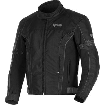 gms Lagos Black Waterproof Textile Jacket