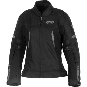 gms Vega Ladies Black Waterproof Textile Jacket