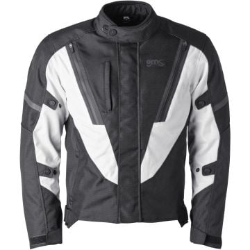 gms Avon WP Black White Waterproof Textile Jacket