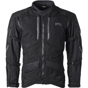 gms Acamar WP Black Waterproof Textile Jacket