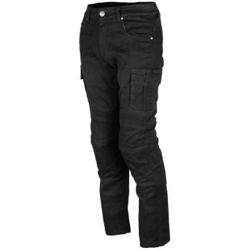 gms Lizard Cargo Black Textile Pants